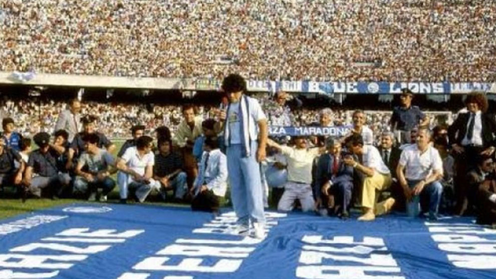 El día que Maradona puso en pie a Nápoles