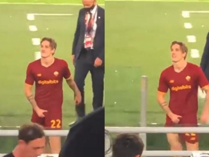 Zaniolo sanctioned with 10.000 euros for his gesture to Lazio fans