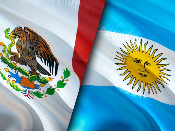 Hintergrund Argentinien gegen Mexiko