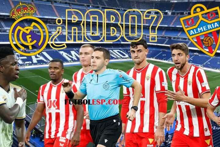 The reactions to the “robbery” of Real Madrid against Almería