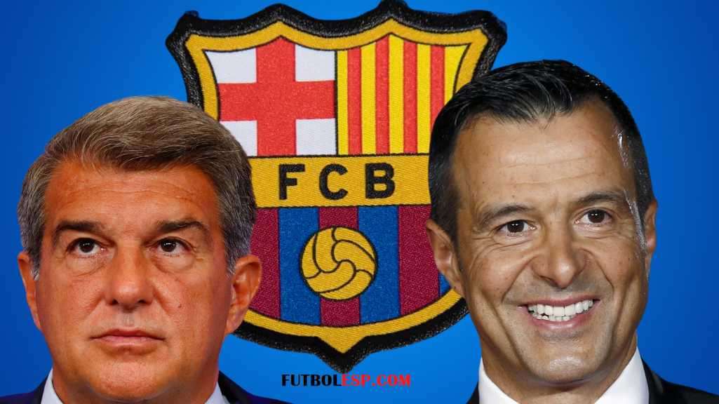 La estrecha relación entre el Barça de Laporta y Jorge Mendes