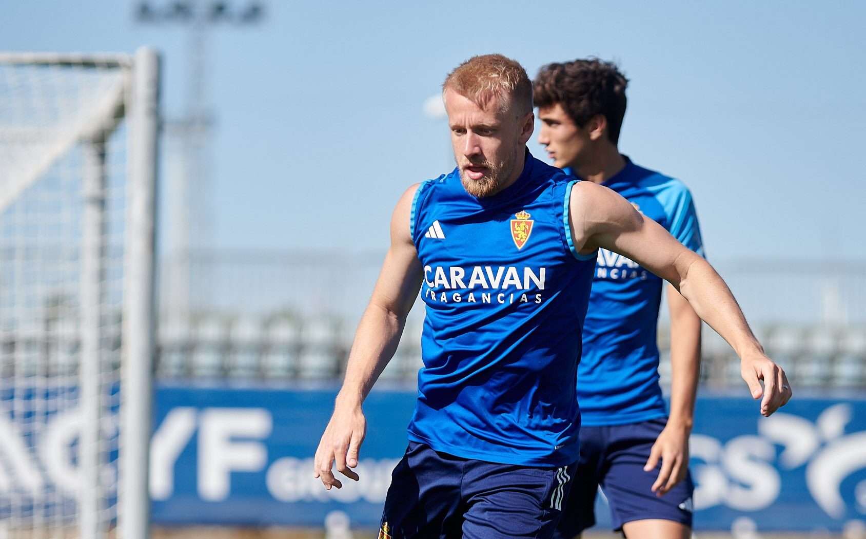 Quentin Lecoeuche y su mala racha con las lesiones en el Real Zaragoza