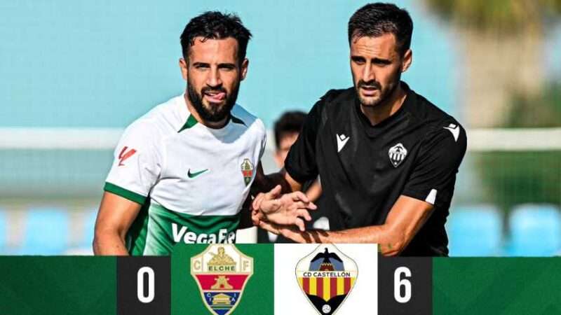 Preocupación en el entorno franjiverde tras el 0 a 6 del Castellón al Elche