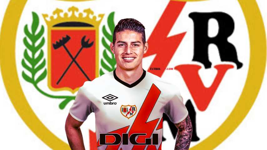 James Rodriguez Rayo Rayo Vallecano marked