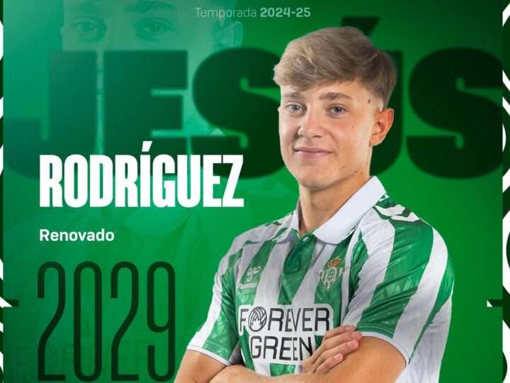 El Betis blinda a Jesús Rodríguez con una cláusula millonaria hasta 2029