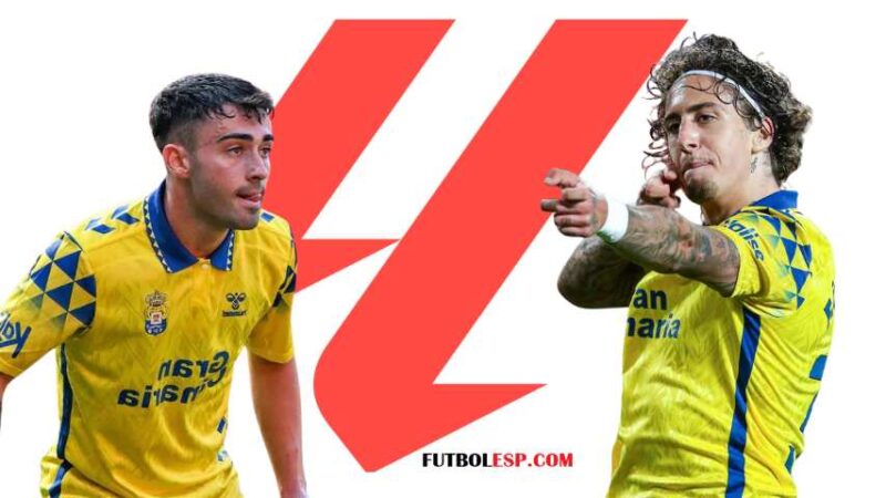 Fabio Silva and Alberto Moleiro, close to leaving UD Las Palmas